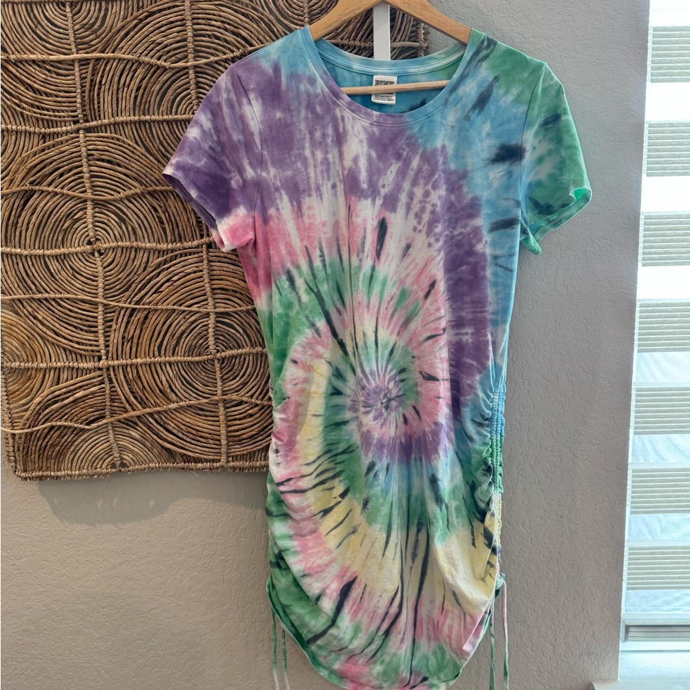 Victoria's Secret Multicolor Tie-Dye Short Sleeve Top